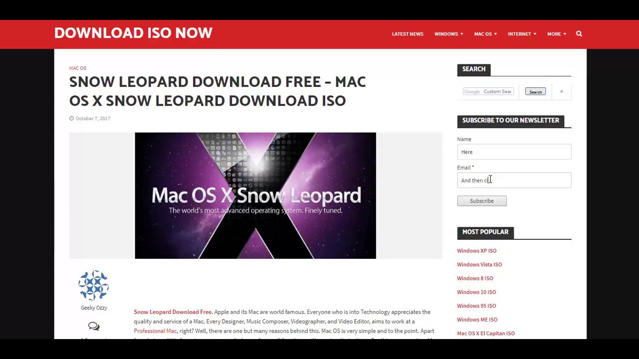 mac os 10.6 download iso